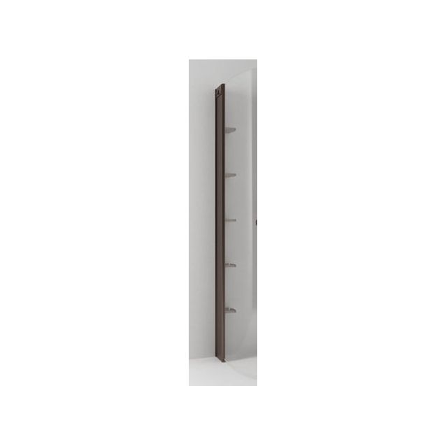 Suihkutilan säilytysratkaisu Svedbergs Skoga, 40x1980x100mm, 5 hyllyä, alumiiini, mocca