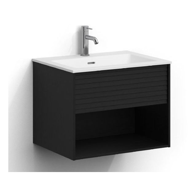Allaskaappi altaalla Svedbergs Epos, 60x45cm, 1 ltk, push-open
