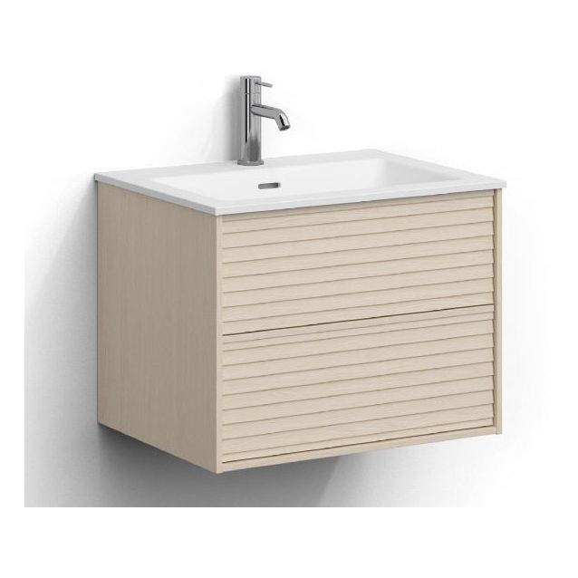 Allaskaappi altaalla Svedbergs Epos, 60x45cm, 2 ltk, push-open