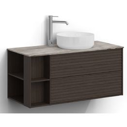 Allaskaappi malja-altaalla Svedbergs Epos, 100x45cm, oikea, 2 ltk, push-open, eri vaihtoehtoja