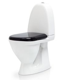 WC-istuimen kansi Svedbergs soft close 90142, musta