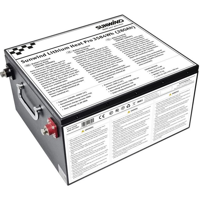 Akku Sunwind Lithium Heat 12V/280Ah