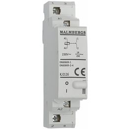 Sysäysrele Malmbergs 1 sulkeutuva kosketin 16A 230V