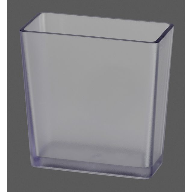 Syvä, läpinäkyvä laatikko Elfa Utility Home 98x100x49 mm