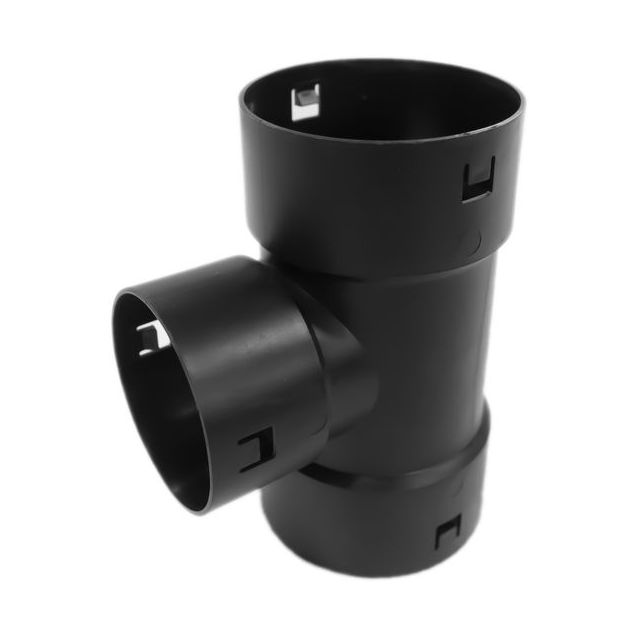 T-Haara Rotomon 90° Ø100/125mm, salaojaputkille