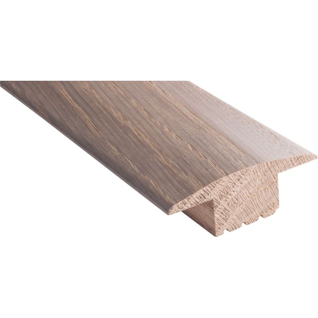 T-lista Maler, 21x60x2450/17mm, tammi, harmaalakattu