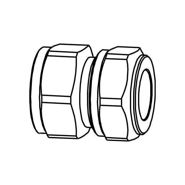 Puserrusliitin sisäkierre 3/8x12 suora