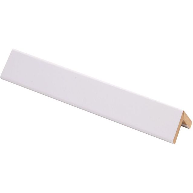 Taitelista Maler Aava, 4x20x20x2750mm, MDF, puhdas valkoinen