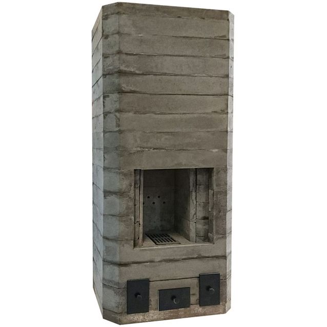 Takka Warma-Uunit Muurarin Valkea Basic varaava pinnoittamaton