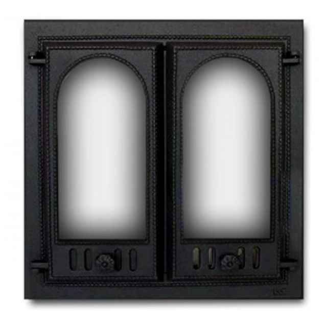 Takkaluukku 401, 2-ovinen holvikaari, 410x410mm, 