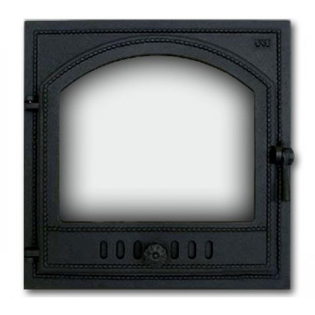 Takkaluukku 406, kaasutiivis, 410x410mm, vasenkätinen, 