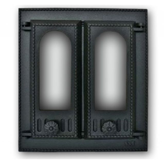 Takkaluukku 408, 2-ovinen holvikaari, 310x275mm, 