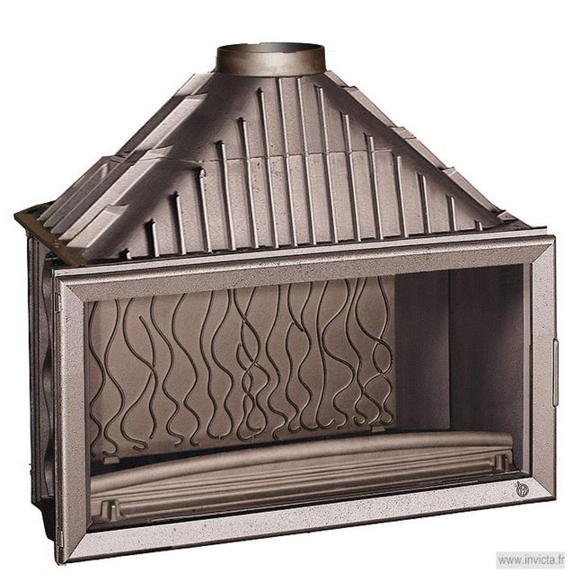 Takkasydän 1100 Grande Vision, 18 kW, harmaa/malmi, 215 kg