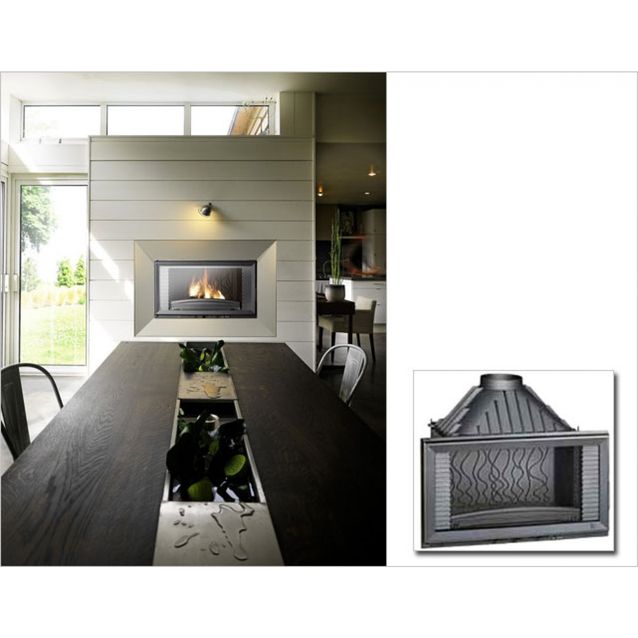 Takkasydän 840 Horizontal, 14 kW, 125 kg