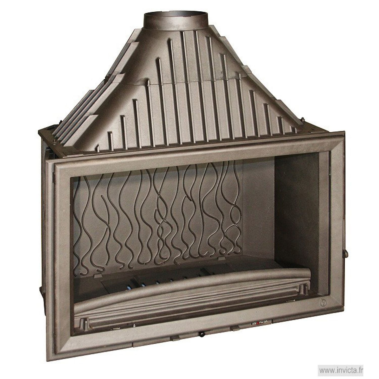 Takkasydän 900 Grande Vision, 18 kW, harmaa/malmi, 176 kg