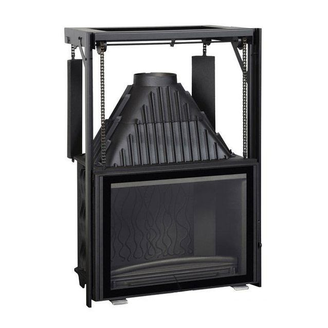 Takkasydän Invicta 800 Grande Angle hissiluukku 14 kW 202 kg