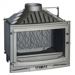 Takkasydän Selenic 700 hormiventtiilillä, 10 kW, harmaa/malmi, 125 kg