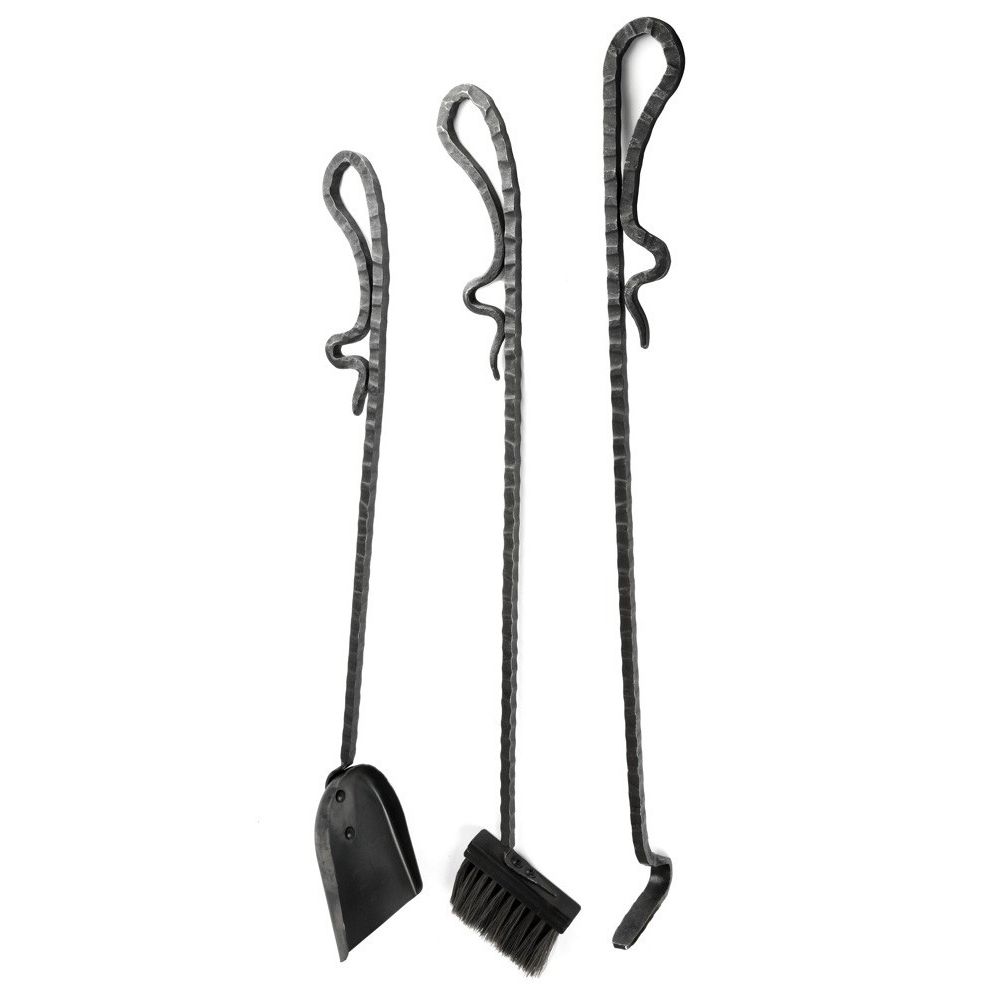 Takkavälinesarja Ferrum Fabrika Basic 3-osainen takorauta