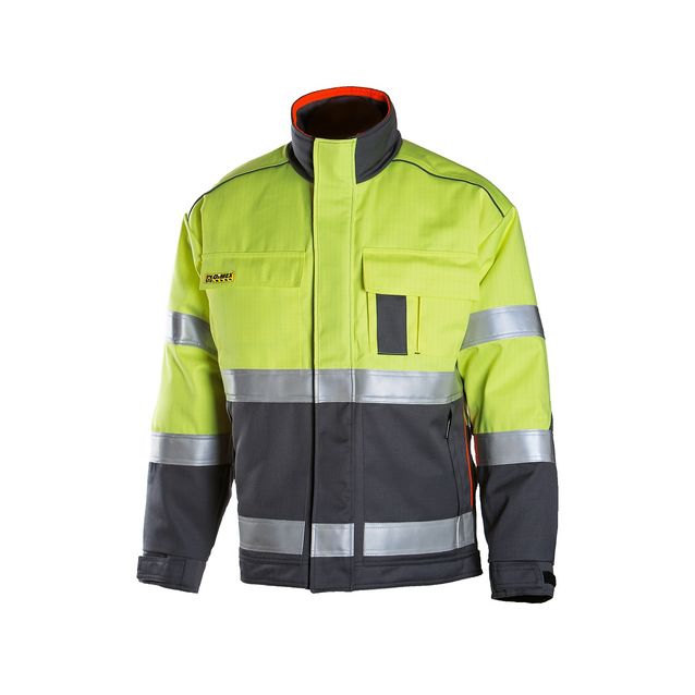 Talvitakki Dimex 6004 hi-vis harmaa/keltainen