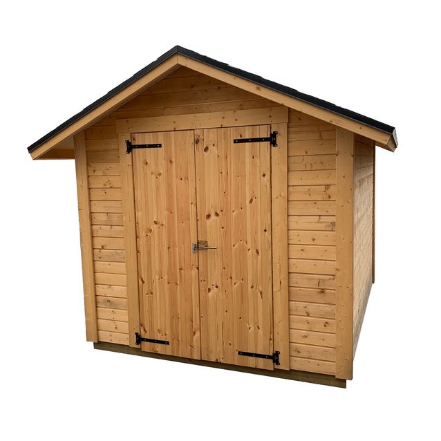 Varasto T55 2400x3000 mm elementtirakenteinen puuvalmis