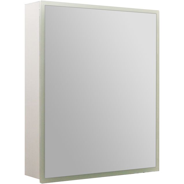 Peilikaappi LED-valaisimella Tammiholma Elma 500x600mm pistorasia valkoinen