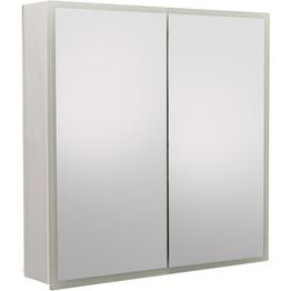 Peilikaappi LED-valaisimella Tammiholma Parma 600x600mm pistorasia ja vikavirtasuoja valkoinen