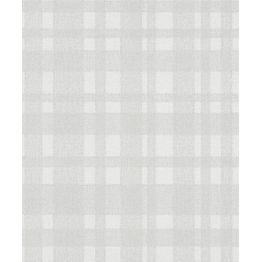 Tapetti City Vibes 32658, ruutu, harmaa