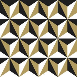 Tapetti Esta Black & White with a splash of Gold 139118