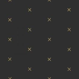 Tapetti Esta Black & White with a splash of Gold, 139130, graafinen/geometrinen