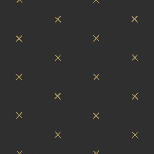 Tapetti Esta Black White with a splash of Gold 139130 0,53x10,05m