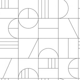 Tapetti Esta Black & White with a splash of Gold 139142, graafinen/geometrinen, moderni