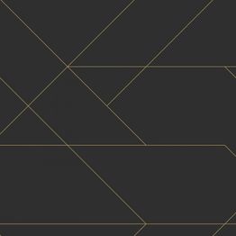 Tapetti Esta Black & White with a splash of Gold 139144, graafinen/geometrinen, moderni