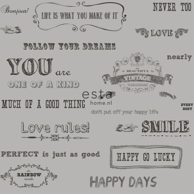 Tapetti Esta Brooklyn Bridge 128504 0,53x10,05 m harmaa/musta