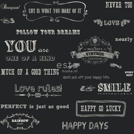 Tapetti Esta Brooklyn Bridge 128507, teksti, musta