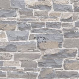 Tiilitapetti Esta Brooklyn Bridge 138518, 0,53x10,05m, sininen/harmaa