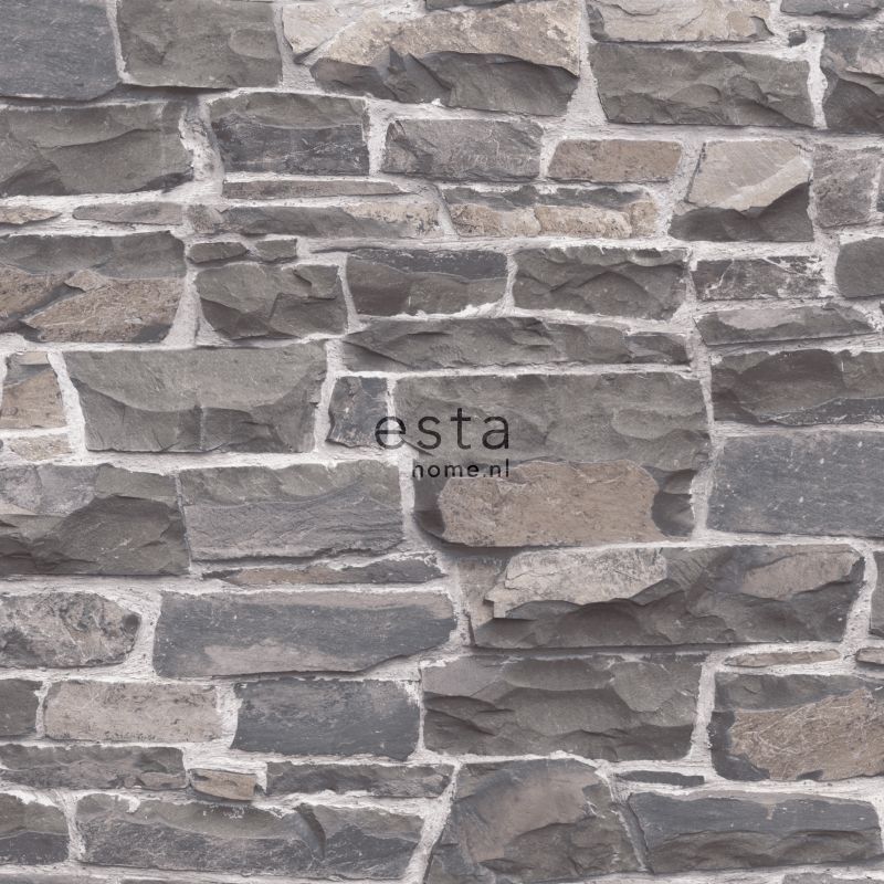 Tiilitapetti Esta Brooklyn Bridge 138519, 0,53x10,05m, harmaa/ruskea