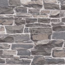 Tiilitapetti Esta Brooklyn Bridge 138519, 0,53x10,05m, harmaa/ruskea