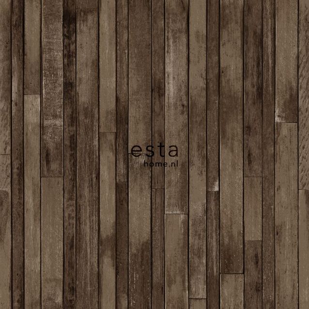 Tapetti Esta College 138813 0,53x10,05 m ruskea/musta