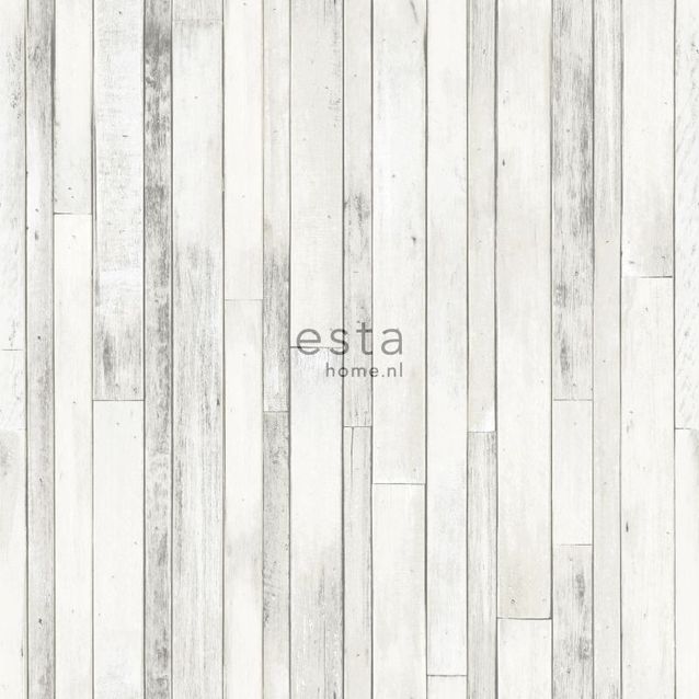 Tapetti Esta College 138816 0,53x10,05 m valkoinen/harmaa