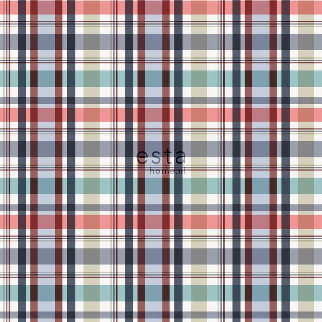 Tapetti Esta College 138818 0,53x10,05 m monivärinen