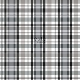 Tapetti Esta College 138821, ruutu, monivärinen