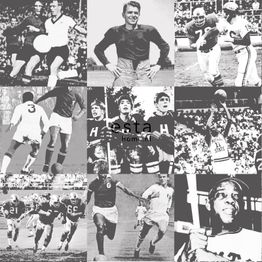 Tapetti Esta College 138827, jalkapallo, vintage, musta/valkoinen