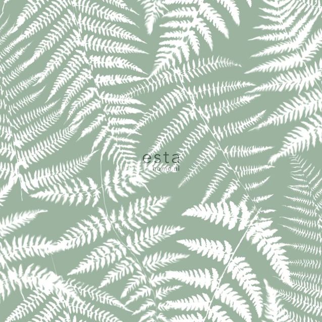 Tapetti ESTA Jungle Fever 138998 0.53x10.05m non-woven vihreä/valkoinen