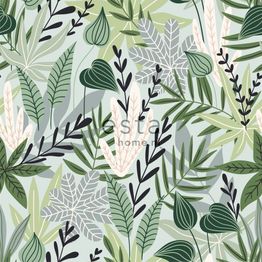 Tapetti ESTA Jungle Fever 158894, 0.465x8.37m, non-woven, luonto, monivärinen