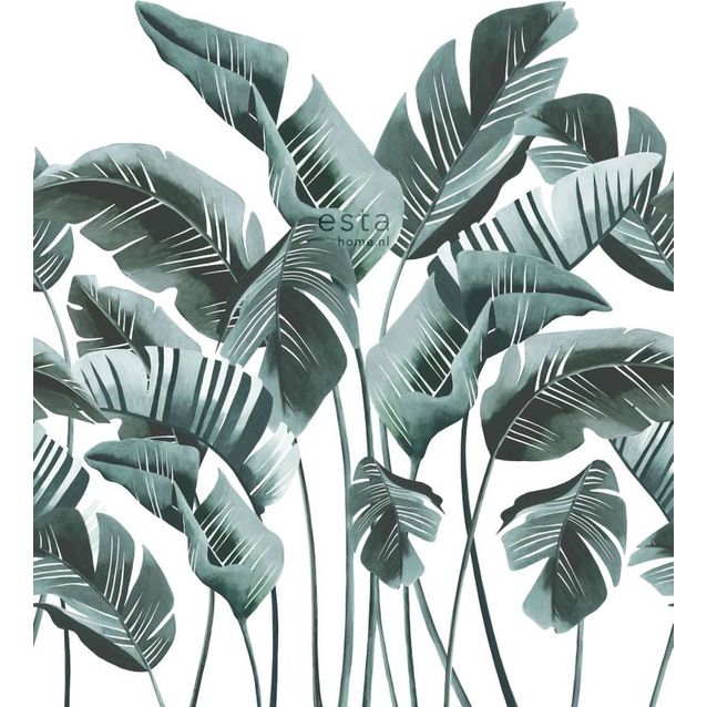 Tapetti ESTA Jungle Fever 158898 1.86x2.79m non-woven vihreä/valkoinen