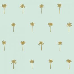Tapetti Esta Paradise 139159, palmu, vihreä