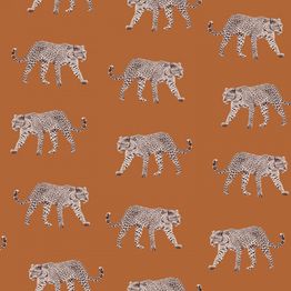 Tapetti Esta Paradise 139178, leopardi, oranssi