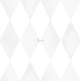Tapetti Origin Hide & Seek 337220, graafinen/geometrinen, moderni, valkoinen/harmaa