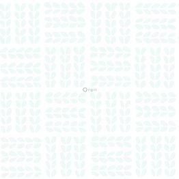 Tapetti Origin Hide & Seek 347499, kasvi, moderni, valkoinen/vihreä