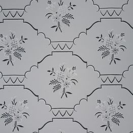 Tapetti Sandudd Arkiv 5129-4, 0,53x11,2m, non-woven, vintage, valkoinen/musta